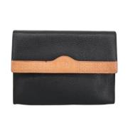 Pre-owned Leather clutches Dior Vintage , Black , Dames