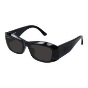 Bb0397Sa 003 Sunglasses Balenciaga , Black , Dames