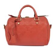 Pre-owned Leather louis-vuitton-bags Louis Vuitton Vintage , Red , Dam...