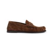 Klassieke Loafer Schoen Saint Laurent , Brown , Dames