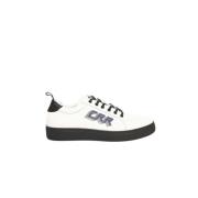 Echt Leren Heren Sneaker Rubberen Zool Cerruti 1881 , White , Heren