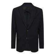 Donkerblauwe Blazer met Knopen RRD , Black , Heren