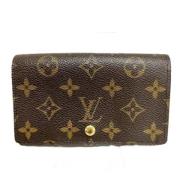 Pre-owned Canvas wallets Louis Vuitton Vintage , Brown , Unisex