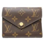 Pre-owned Canvas wallets Louis Vuitton Vintage , Brown , Dames