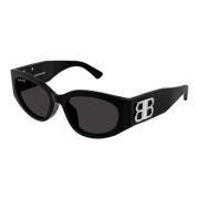 Bb0324Sk 014 Sunglasses Balenciaga , Black , Dames