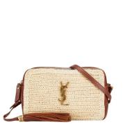 Pre-owned Fabric shoulder-bags Yves Saint Laurent Vintage , Beige , Da...