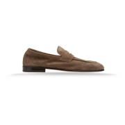 Suède Instap Heren Loafer Schoen Brunello Cucinelli , Brown , Heren