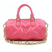 Pre-owned Leather louis-vuitton-bags Louis Vuitton Vintage , Pink , Da...