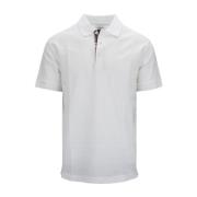 Heren Knoopolo Shirt Burberry , White , Heren