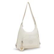 Omzetbare schoudertas met meerdere zakken Kipling , White , Dames