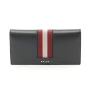 Pre-owned Leather wallets Bally Pre-owned , Black , Heren