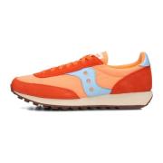 Oranje Lage Top Trainer Sneakers Saucony , Orange , Dames