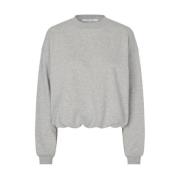 Balloon Sweatshirt Second Dames , Gray , Dames