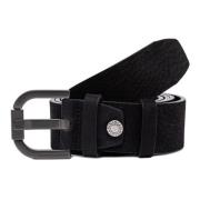 Zwarte Leren Riem Gianni Chiarini , Black , Heren