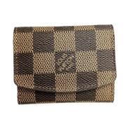 Pre-owned Canvas wallets Louis Vuitton Vintage , Brown , Unisex