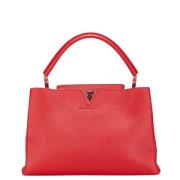 Pre-owned Leather louis-vuitton-bags Louis Vuitton Vintage , Red , Dam...