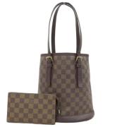 Pre-owned Canvas handbags Louis Vuitton Vintage , Brown , Dames