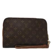 Pre-owned Canvas louis-vuitton-bags Louis Vuitton Vintage , Brown , Da...