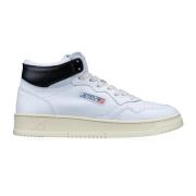 Heren Leren Veterschoenen Autry , White , Heren