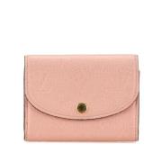 Pre-owned Leather wallets Louis Vuitton Vintage , Pink , Dames