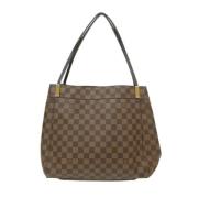 Pre-owned Canvas totes Louis Vuitton Vintage , Brown , Dames