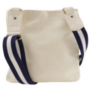 Pre-owned Leather shoulder-bags Bally Pre-owned , White , Unisex