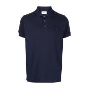 Blauwe Polo Shirt van Biologisch Katoen Bally , Blue , Heren