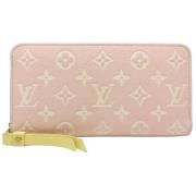 Pre-owned Leather wallets Louis Vuitton Vintage , Pink , Dames