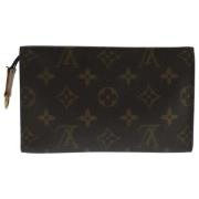 Pre-owned Canvas pouches Louis Vuitton Vintage , Brown , Dames