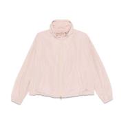 Roze Zipjas met Elastische Manchetten Herno , Pink , Dames