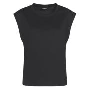 Stijlvolle T-shirts en Polos Dondup , Black , Dames