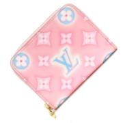 Pre-owned Fabric wallets Louis Vuitton Vintage , Pink , Dames