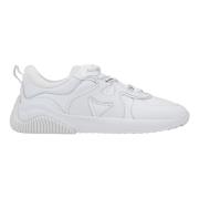 Leren Veterschoenen met Hoge Top Sneakers Hogan , White , Dames