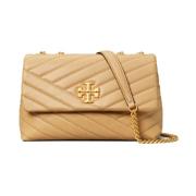 Kleine Kira Chevron Schoudertas Tory Burch , Beige , Dames