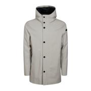 Rubber Dubbele Parka Jas RRD , Beige , Heren