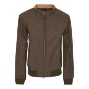 Casual Sage Bomber Jas Barbour , Green , Heren