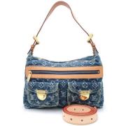 Pre-owned Canvas shoulder-bags Louis Vuitton Vintage , Blue , Dames