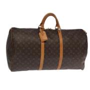 Pre-owned Canvas travel-bags Louis Vuitton Vintage , Brown , Dames