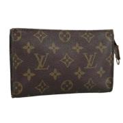 Pre-owned Canvas pouches Louis Vuitton Vintage , Brown , Dames