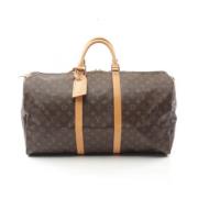 Pre-owned Canvas handbags Louis Vuitton Vintage , Brown , Dames