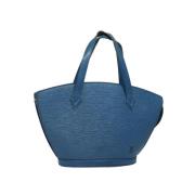 Pre-owned Fabric louis-vuitton-bags Louis Vuitton Vintage , Blue , Dam...