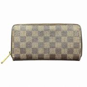 Pre-owned Canvas wallets Louis Vuitton Vintage , Beige , Dames