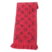 Pre-owned Wool scarves Louis Vuitton Vintage , Red , Dames