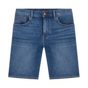 Klassieke Donkerblauwe Jeans Tommy Hilfiger , Blue , Heren