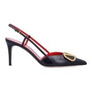 VLogo Signature Slingback Pump Valentino Garavani , Black , Dames