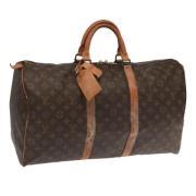 Pre-owned Canvas louis-vuitton-bags Louis Vuitton Vintage , Brown , Da...