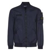 Blauwe Jassen voor een Stijlvolle Look Stone Island , Blue , Heren