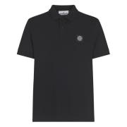 Zwarte T-shirts en Polos Stone Island , Black , Heren