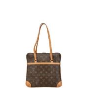 Pre-owned Canvas handbags Louis Vuitton Vintage , Brown , Dames