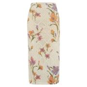 Mesh Katoenen Rok Bloemenprint Twinset , Multicolor , Dames